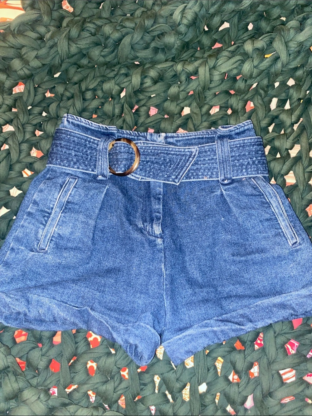 Sézane Rome women's mini shorts, size 36 - Picture 2 of 12